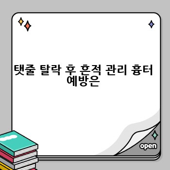 탯줄 탈락 후 흔적 관리 흉터 예방은