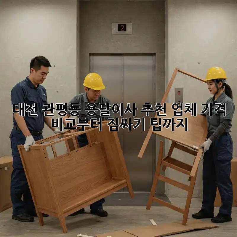 대전 관평동 용달이사 추천 업체: 가격 비교부터 짐싸기 팁까지!
