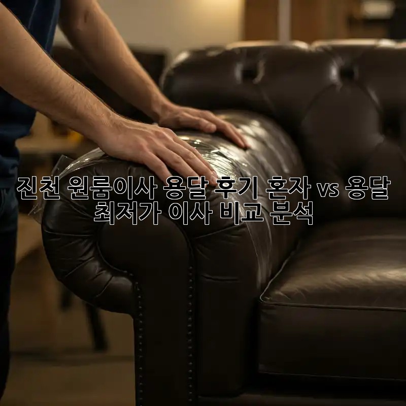 진천 원룸이사 용달 후기: 혼자 vs 용달, 최저가 이사 비교 분석! 💸