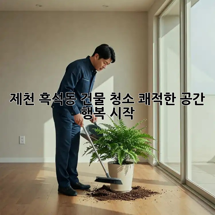 제천 흑석동 건물 청소🧹✨: 쾌적한 공간, 행복 시작!