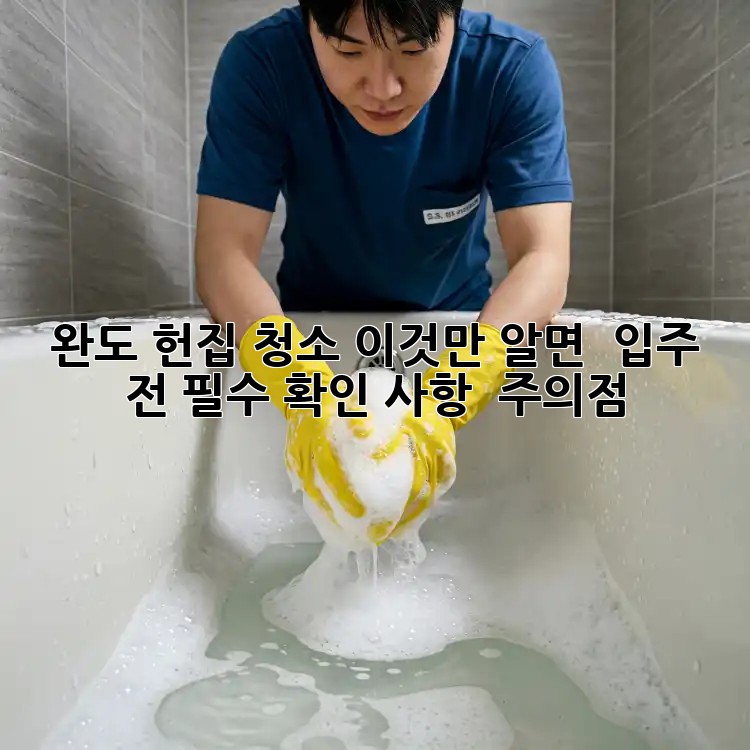 완도 헌집 청소🧹, 이것만 알면 👌! 입주 전 필수 확인 사항 & 주의점