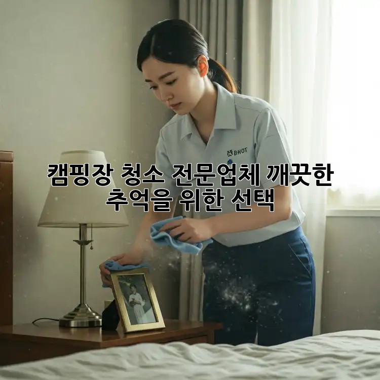 캠핑장 청소 전문업체: 깨끗한 추억을 위한 선택