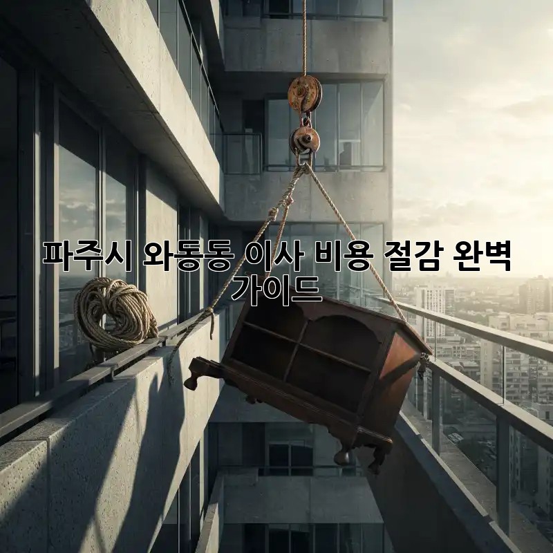 파주시 와동동 이사 비용 절감 완벽 가이드
