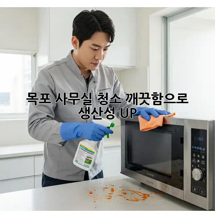목포 사무실 청소, 깨끗함으로 생산성 UP!