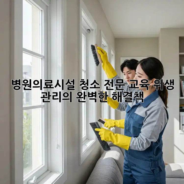 병원·의료시설 청소 전문 교육: 위생 관리의 완벽한 해결책