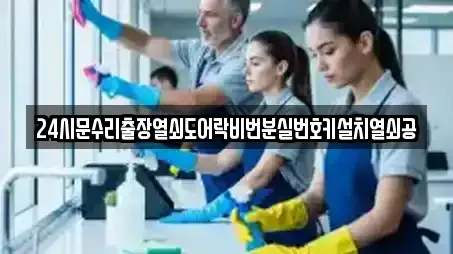 24시문수리출장열쇠도어락비번분실번호키설치열쇠공