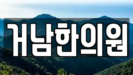 거남한의원