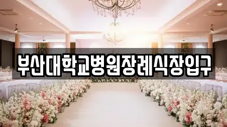 부산대학교병원장례식장입구