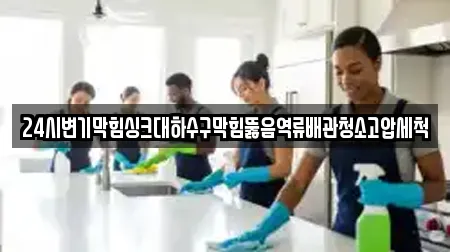 24시변기막힘싱크대하수구막힘뚫음역류배관청소고압세척