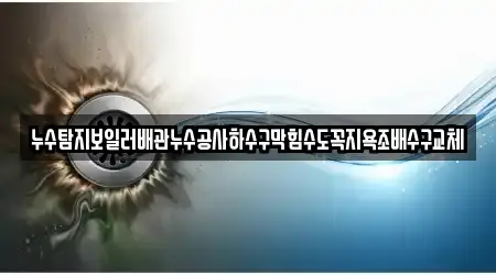 누수탐지보일러배관누수공사하수구막힘수도꼭지욕조배수구교체
