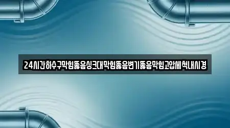 24시간하수구막힘뚫음싱크대막힘뚫음변기뚫음막힘고압세척내시경