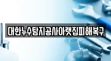 대한누수탐지공사아랫집피해복구