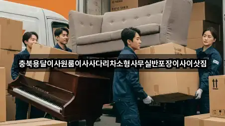 충북용달이사원룸이사사다리차소형사무실반포장이사이삿짐