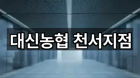 추천 경로: 경기도 대신면 대출 5곳