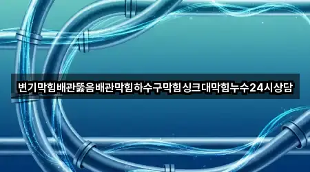 변기막힘배관뚫음배관막힘하수구막힘싱크대막힘누수24시상담