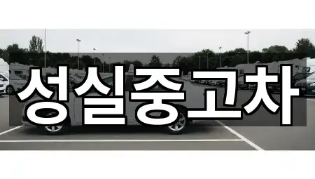 성실중고차