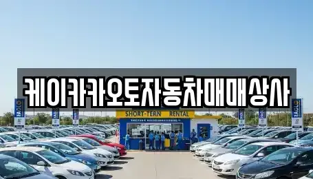 강원 강릉시 구정면 중고차 전문 케이카카오토자동차매매상사