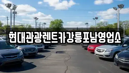 강원 강릉시 두산동 렌트카 전문 현대관광렌트카강릉포남영업소