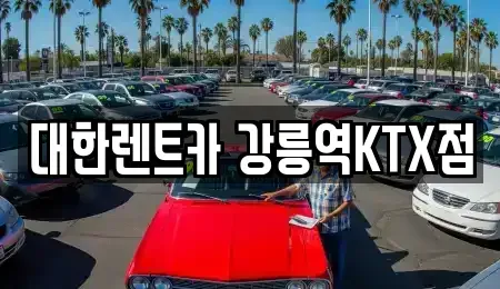 강원 강릉시 성남동 렌트카 전문 대한렌트카 강릉역KTX점
