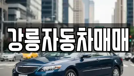 강원 강릉시 성남동 중고차매매 전문 강릉자동차매매