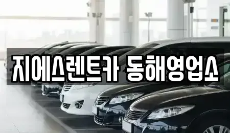강원 동해시 묵호진동 렌트카 전문 지에스렌트카 동해영업소