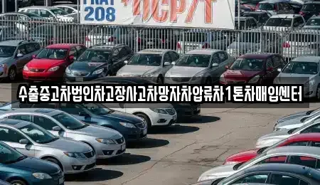 강원 동해시 묵호진동 중고차매매 전문 수출중고차법인차고장사고차망자차압류차1톤차매입센터