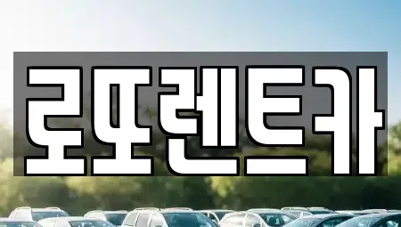 강원 원주시 무실동 장기렌트카 전문 로또렌트카