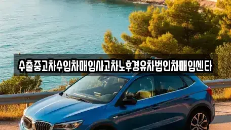 강원 원주시 무실동 중고차매입 전문 수출중고차수입차매입사고차노후경유차법인차매입센타