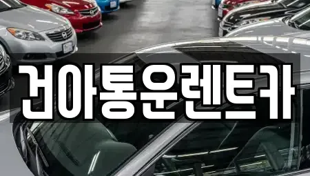 강원 정선군 고한읍 렌트카 전문 건아통운렌트카