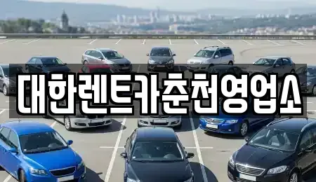강원 춘천시 소양로4가 렌트카 전문 대한렌트카춘천영업소