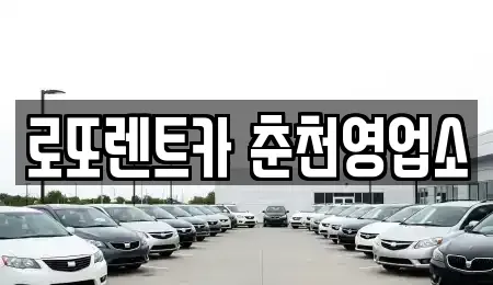 강원 춘천시 소양로4가 장기렌트카 전문 로또렌트카 춘천영업소