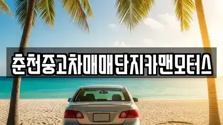 강원 춘천시 칠전동 중고차 전문 춘천중고차매매단지카맨모터스