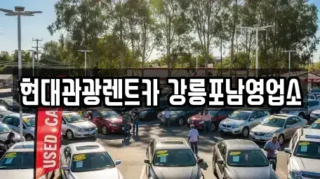 강원특별자치도 강릉시 송정동 렌트카 전문 현대관광렌트카 강릉포남영업소