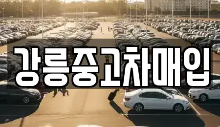 강원특별자치도 강릉시 용강동 중고차 전문 강릉중고차매입