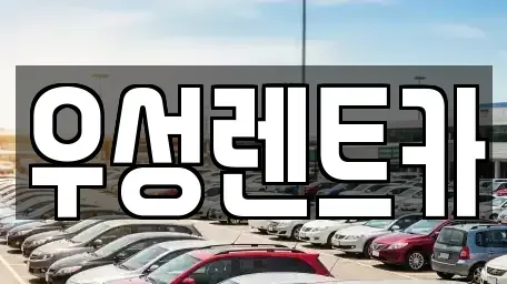 강원특별자치도 고성군 거진읍 렌트카 전문 우성렌트카