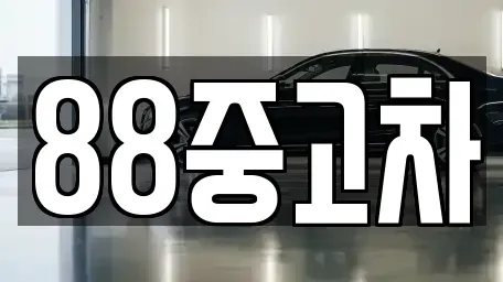 강원특별자치도 원주시 우산동 중고차 전문 88중고차