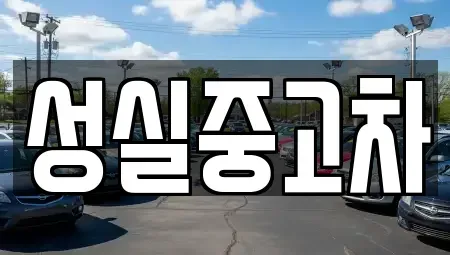 강원특별자치도 인제군 남면 중고차매매 전문 성실중고차