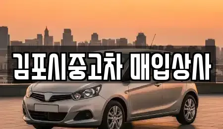경기 김포시 중고차매입 전문 김포시중고차 매입상사