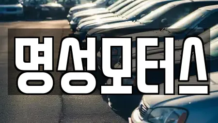 경기 동두천시 지행동 중고차 전문 명성모터스
