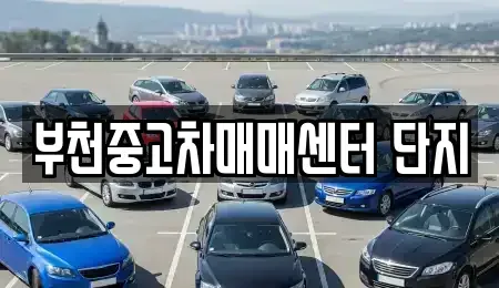 경기 부천시 중고차 전문 부천중고차매매센터 단지