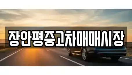 경기 성남시 수정구 사송동 중고차 전문 장안평중고차매매시장