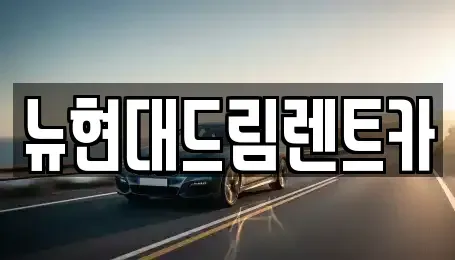 경기 수원시 팔달구 신풍동 렌트카 전문 뉴현대드림렌트카