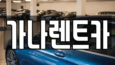 경기 안성시 영동 렌트카 전문 가나렌트카