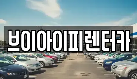 경기 오산시 세교동 렌트카 전문 브이아이피렌터카