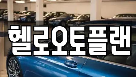 경기 오산시 세교동 장기렌트카 전문 헬로오토플랜