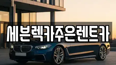경기 용인시 처인구 남사읍 렌트카 전문 세븐렉카주은렌트카