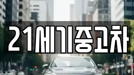 경기 파주시 중고차매매 전문 21세기중고차