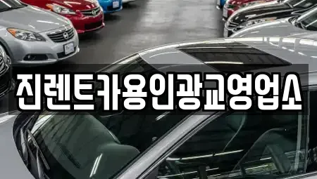 경기 화성시 기산동 렌트카 전문 진렌트카용인광교영업소