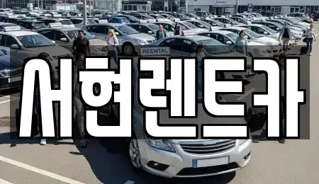 경기 화성시 배양동 렌트카 전문 서현렌트카