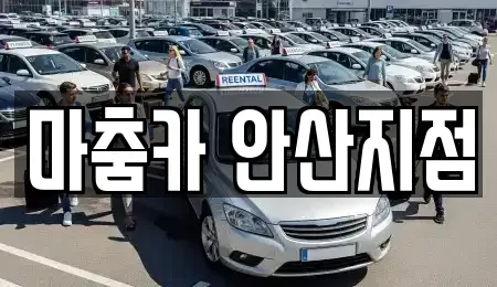 경기 화성시 새솔동 단기렌트카 전문 마춤카 안산지점